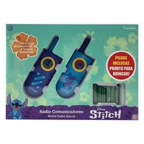 Walkie Talkie Infantil com Lanterna Stitch
