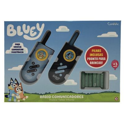 Walkie Talkie Infantil com Lanterna Bluey