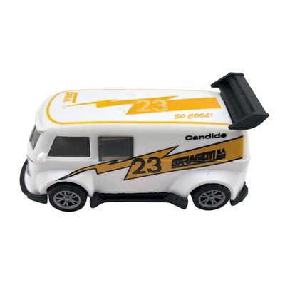 Mini Carrinho Pull Back Garagem S.A. Turbo Aventura - Branco 23