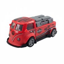 Mini Carrinho Pull Back Garagem S.A. Turbo Aventura - Vermelha