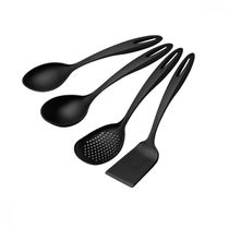 Jogo de Utensilios Tramontina Ability em Nylon Preto 4 Peças