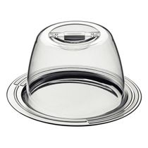 Porta-Queijo Tramontina Ciclo em Aço Inox 20 cm 2 Peças