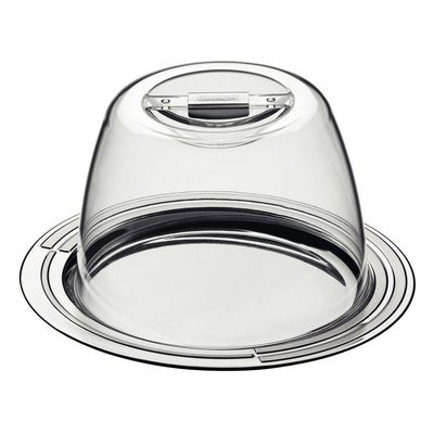 Porta-Queijo Tramontina Ciclo em Aço Inox 20 cm 2 Peças