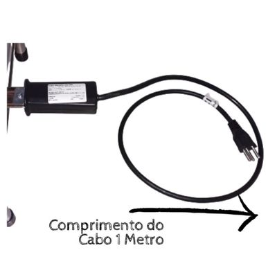 Churrasqueira Elétrica Grill Super Potente e Prática Resistência 1600w Sem Fumaça 220v- Metalrio