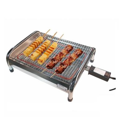 Churrasqueira Elétrica Grill Super Potente e Prática Resistência 1600w Sem Fumaça 220v- Metalrio