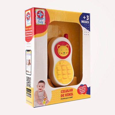 Celular De Vinil Bebe - Brinquedos Estrela