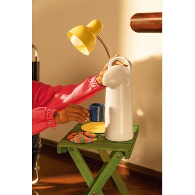Garrafa Térmica de Pressão Nobile 1 Litro Cores Mor branco