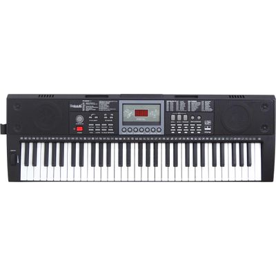 Kit Teclado Musical Portátil 61 Teclas Rhythmic 80 Bluetooth com Suporte em X