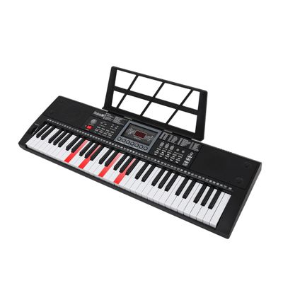 Kit Teclado Musical Portátil 61 Teclas Rhythmic 80 Bluetooth com Suporte em X