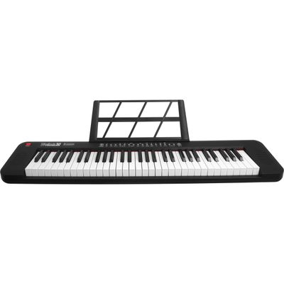 Teclado Musical Portátil 61 Teclas Rhythmic 50 Preto
