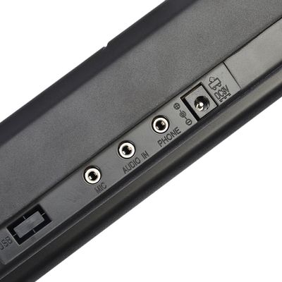 Kit Teclado Portátil Rhythmic 20 61 Teclas com Suporte em X