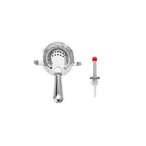 Coador Strainer Inox 4 Apoios Bico Dosador Bartender Drinks