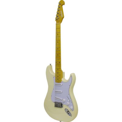 Kit Guitarra Elétrica TEG 400V Branco com Capa Thomaz