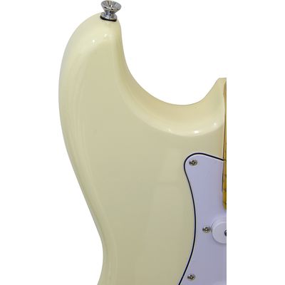 Kit Guitarra Elétrica TEG 400V Branco com Capa Thomaz