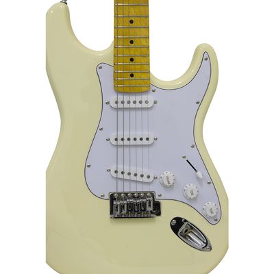 Kit Guitarra Elétrica TEG 400V Branco com Capa Thomaz