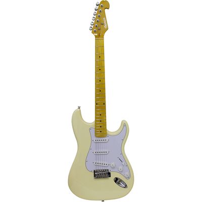 Kit Guitarra Elétrica TEG 400V Branco com Capa Thomaz