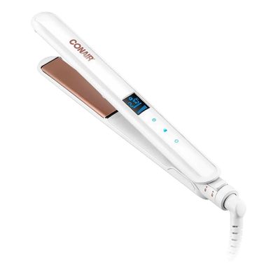 PRANCHA CONAIR ALISADORA DOUBLE CERAMIC COM 5 OPÇÕES DE TEMPERATURA BRANCO BIVOLT CS224DBR