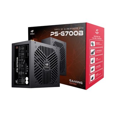 Fonte Atx 700W Bivolt Automático 80+ Bronze PS-G700B C3TECH