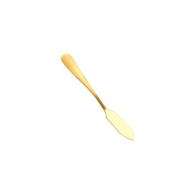 Faca para Manteiga Espatula Pate Geleia Aço Inox Dourado