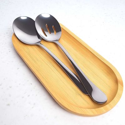 Colher Vazada Aço Inox Servir Saladas Legumes