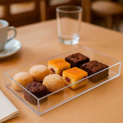 Bandeja Retangular Multiuso Servir Sushis Buffet 17 e 25cm