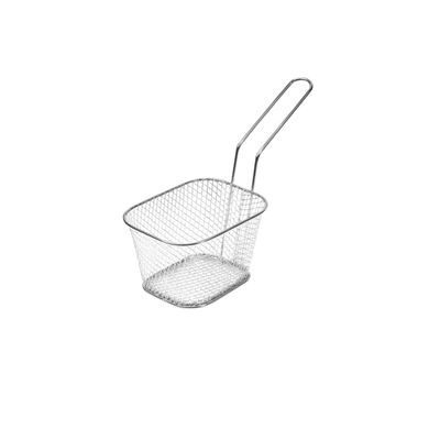 Cestinha Inox Fritas Servir Porçoes Bar Restaurante 4un