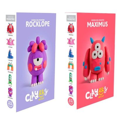 MASSINHA AIR CLAY CLAYEEZ CREATIVE - MONSTRO - 38g - UNIDADE