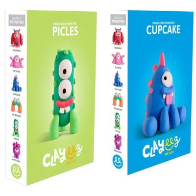 MASSINHA AIR CLAY CLAYEEZ CREATIVE - MONSTRO - 38g - UNIDADE