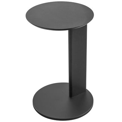 Kit 02 Mesas de Centro e 01 Mesa Lateral Pés Madeira Bulat A03 Nero Preto - Lyam Decor