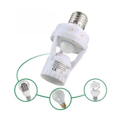 Sensor de Presença Com Fotocélula Para Lâmpada Soquete E27