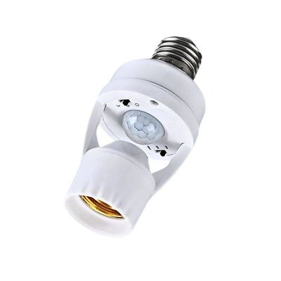 Sensor de Presença Com Fotocélula Para Lâmpada Soquete E27