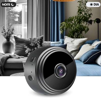 Mini Câmera Espiã A9 Wifi com Sensor e Visão Noturna