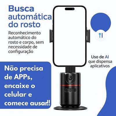 Gimbal Suporte Celular Rastreador Estabilizador Inteligente