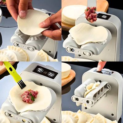 Máquina de Fechar Pastel e Guioza Automático com Timer USB
