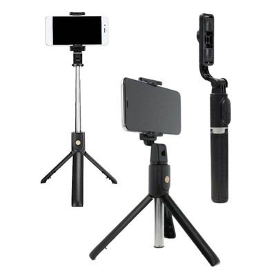 Bastão de Selfie com Tripé para Celular com Controle Remoto