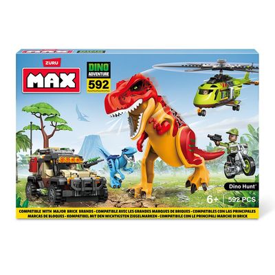 Blocos de Construção Max, Candide, Dino Adventure 592 peças