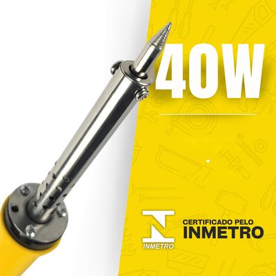 Ferro de Solda Segma para Soldar componentes 127V 40W 60Hz