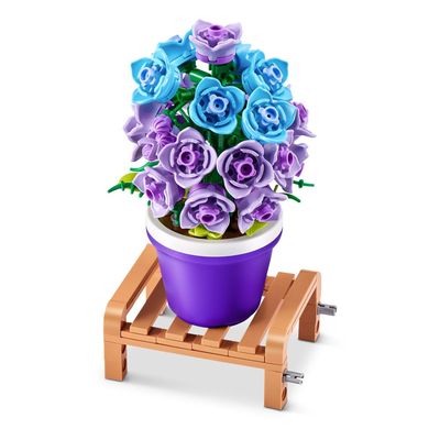 Blocos de Montar Max Premium Garden - Hortênsia 186 pçs
