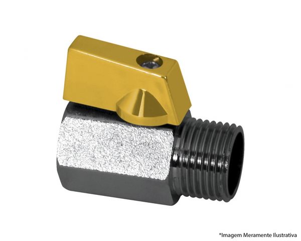 Valvula Esfera Niquelada Gas Mf 1/2X1/2 303780