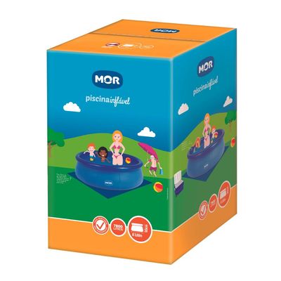Piscina Inflável 7800 Litros Redonda Splash Fun Mor