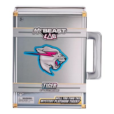Boneco Colecionável 16cm MrBeast Lab - Tigre