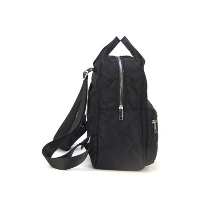 Mochila Feminina Nylon Gash BG72605 Matelassê Preto