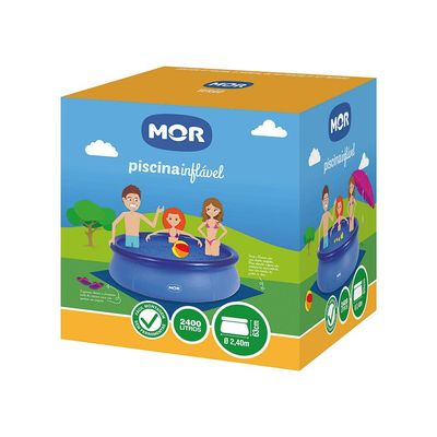 Piscina Inflável 2400 Litros Redonda Splash Fun Mor