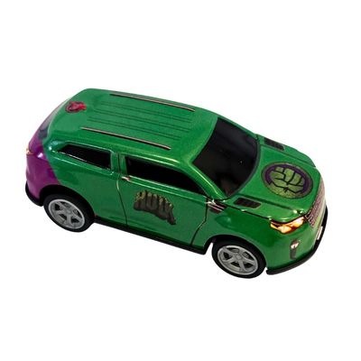 Mini Veiculos Pull Back Vingadores - Hulk