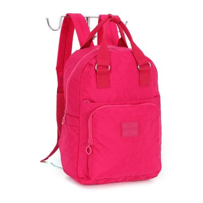 Mochila Feminina Notebook Luxcel Up4You BU78725 Crinkle Rosa