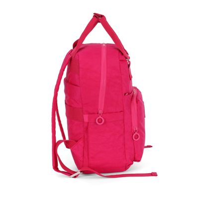 Mochila Feminina Notebook Luxcel Up4You BU78725 Crinkle Rosa