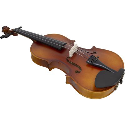 Viola Clássica Envelhecida AL 1310 3/4 E Alan Com Case Arco Breu Cavalete