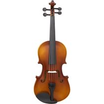 Viola Clássica Envelhecida AL 1310 3/4 E Alan Com Case Arco Breu Cavalete