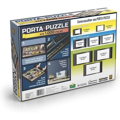 Porta Quebra Cabeça Puzzle Até 1000 Peças - Grow 3466