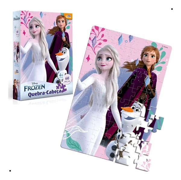 Quebra Cabeça 60 Peças Frozen - Toyster 8026